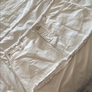 Pull and bear denim mini skirt